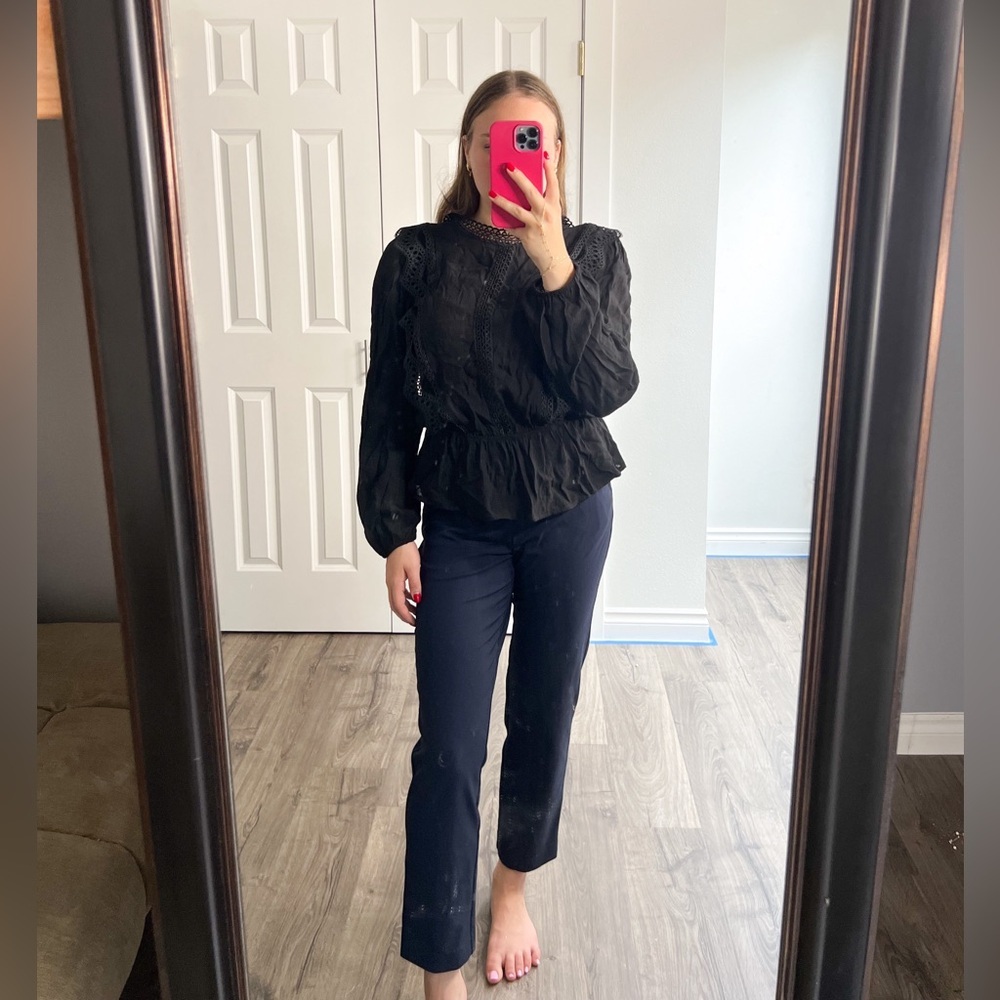 Navy blue dress pants size 4